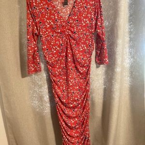 Slinky red dress from The Limited